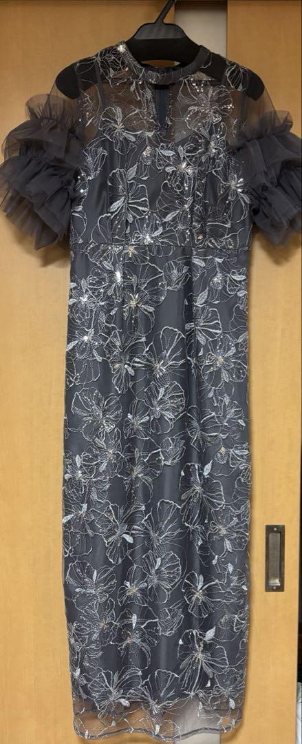栞菜⭐︎ ANDRESDスパンコール刺繍レース 結婚式 同窓会 ディナー