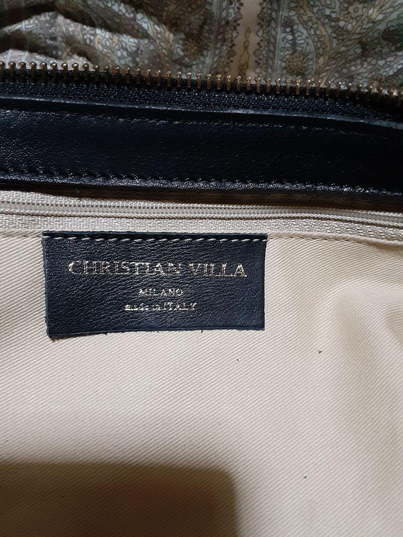 ヴィラ CHRISTIAN VILLA 2way/本革/斜め掛けショルダーバッグ