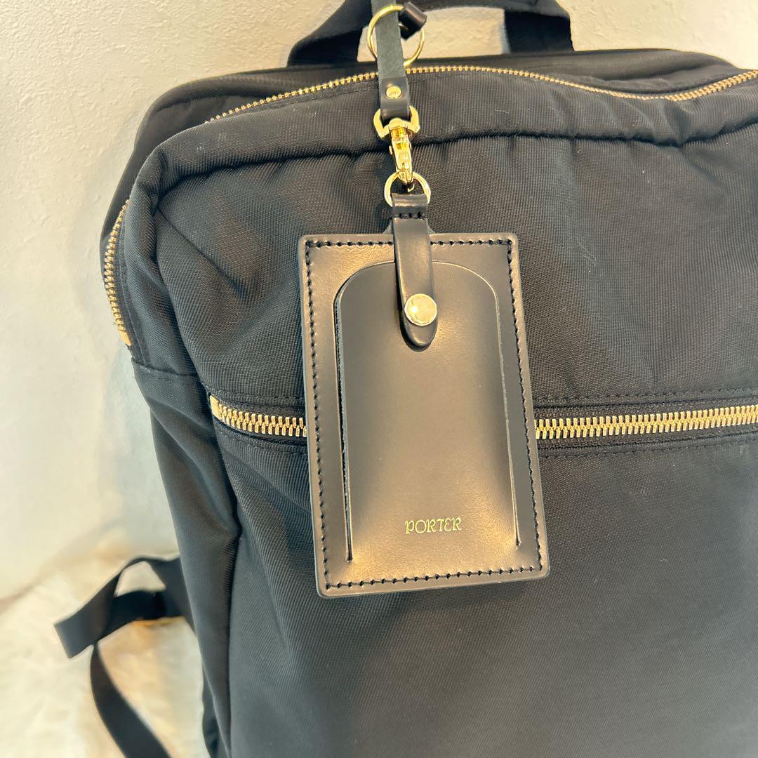 【極美品】PORTER SHEA デイパック （L）2way 黒　ポーターガール