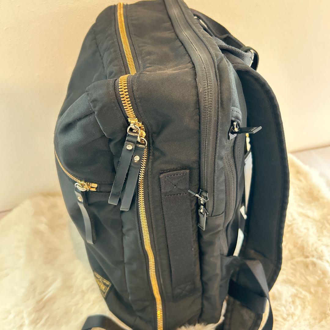 【極美品】PORTER SHEA デイパック （L）2way 黒　ポーターガール