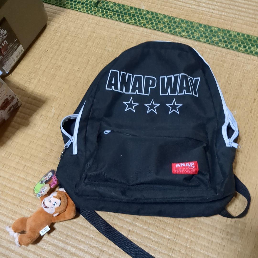 ANAP WAY 黒 リュック ぬいぐるみ付き