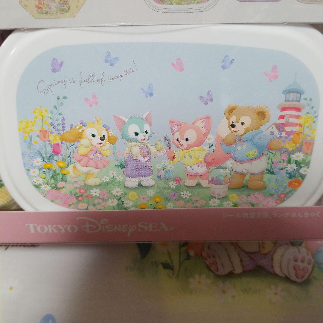 新品 ディズニー カムファインドスプリング ランチ巾着 シール容器