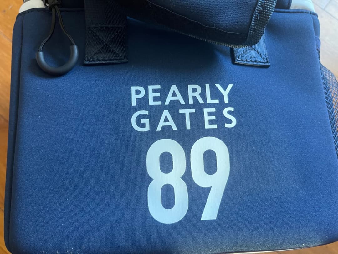 パーリーゲイツ 保温 保冷 ボア ショルダー バッグ ネイビー | www