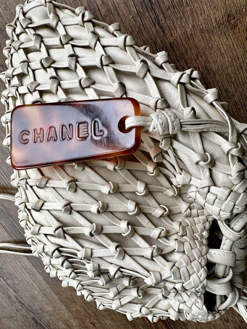【本物保証】レア品 CHANEL シャネル メッシュ ショルダーバッグ 巾着