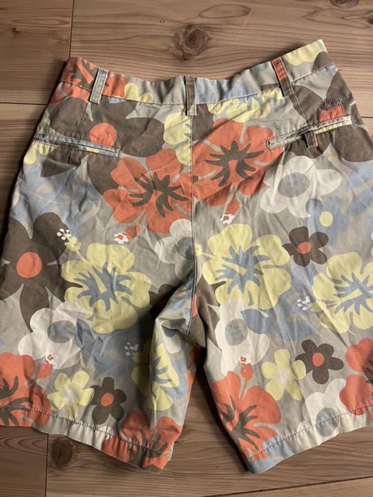 ☆レア☆オールドステューシー　ハイビスカス柄ショートパンツ　size31