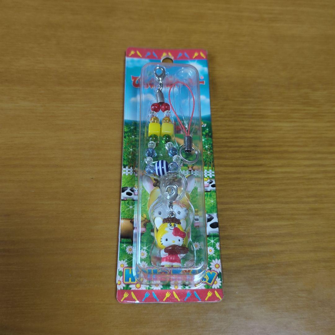 【未開封】びっくりドンキー　キティ　ストラップ　レア