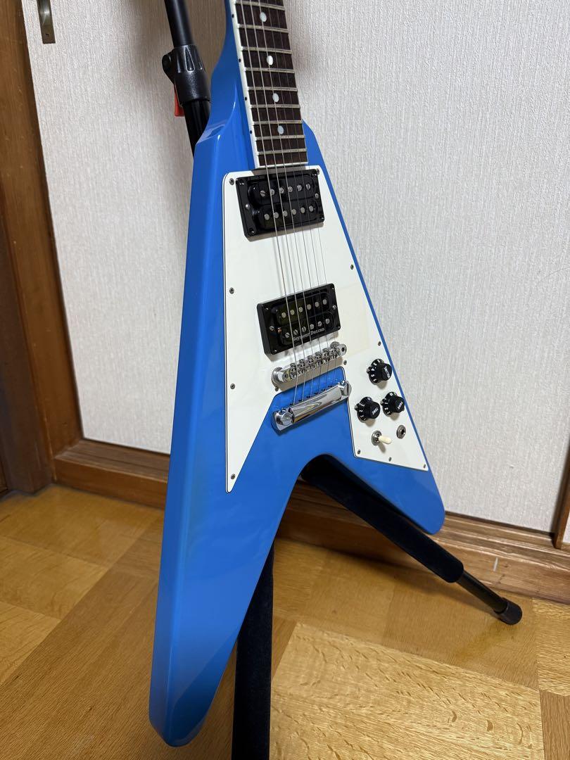 ギター Gibson Custom Shop Flying V 70 Maui Blue