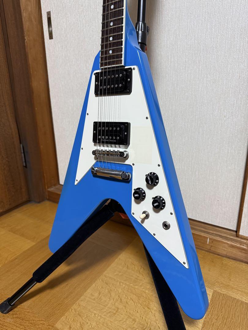 ギター Gibson Custom Shop Flying V 70 Maui Blue