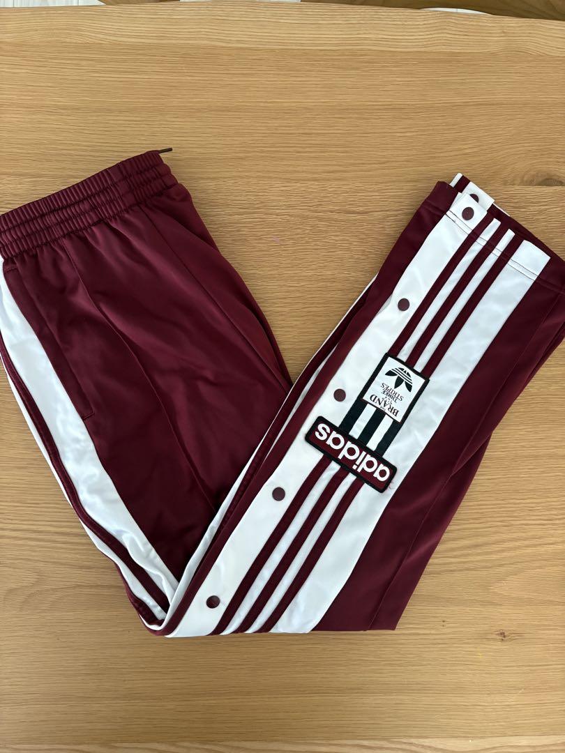 adidas　トラックパンツ　ワインレッド　ボルドー　Lサイズ adidas originalsトラックパンツ ワインレッド - パンツ人気