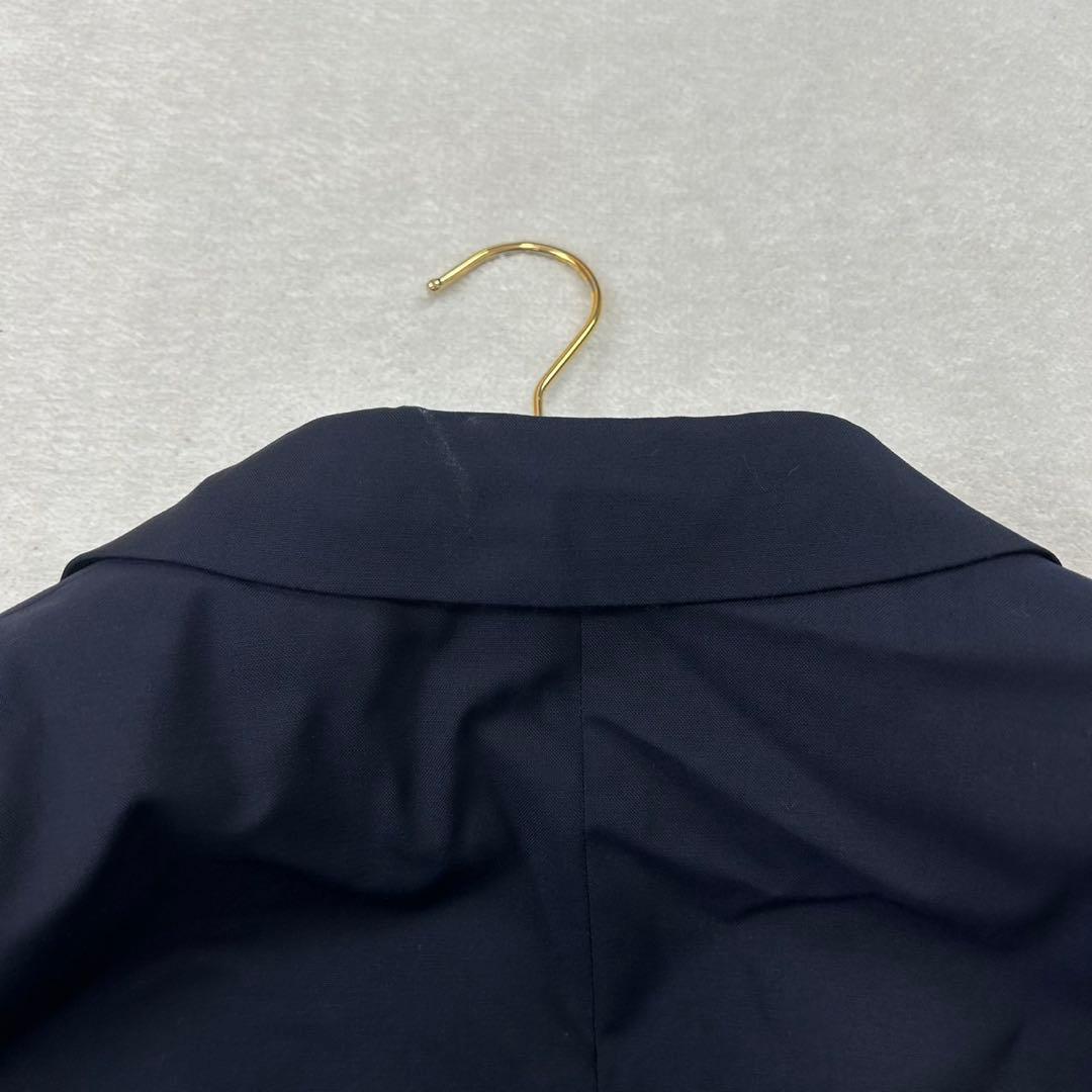 J470 L 48 プラダ シングル モヘア混 ネイビー スーツ 上下 メンズ