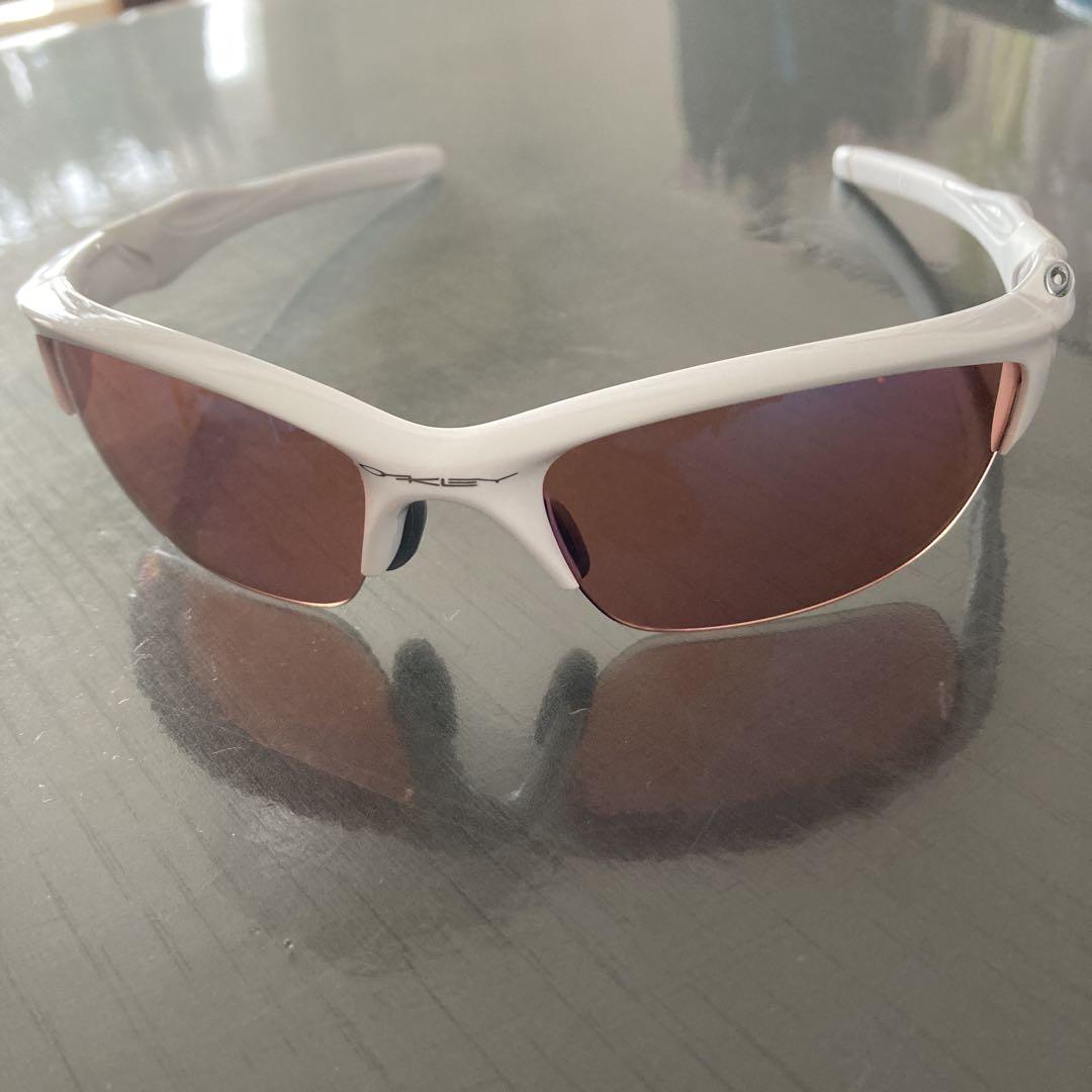 Oakley オークリースポーツサングラス ホワイト/パープルミラー