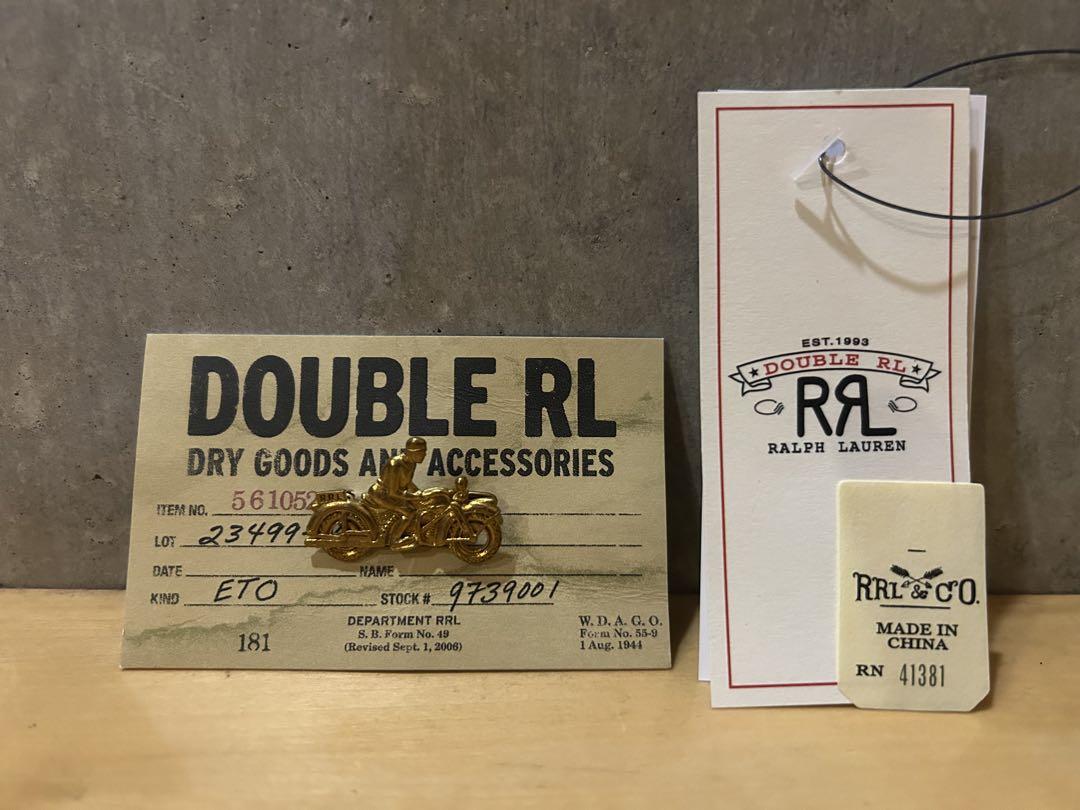 アクセサリー RRL Ralph Lauren MOTO BRASS PIN - BROWN