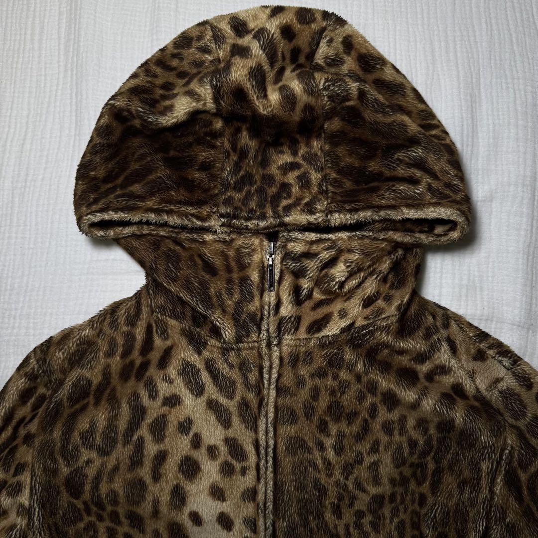 00s hysteric glamour 豹 レオパード ジップパーカー 平成 00s hysteric glamour 豹 レオパード ジップパーカー 平成