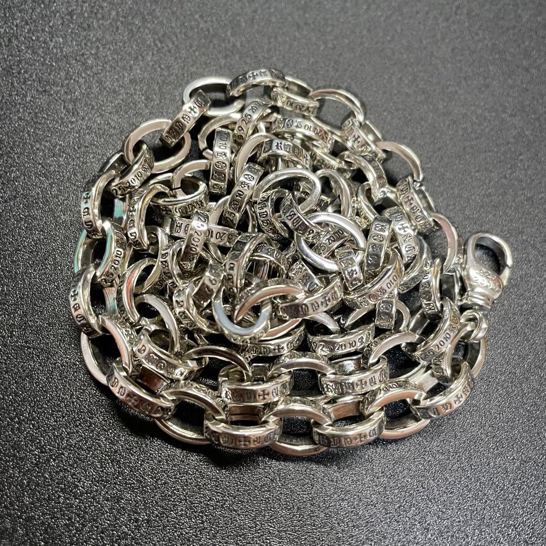 シルバー925 新品 チェーンネックレス ネックレス ペーパーチェーン メンズ