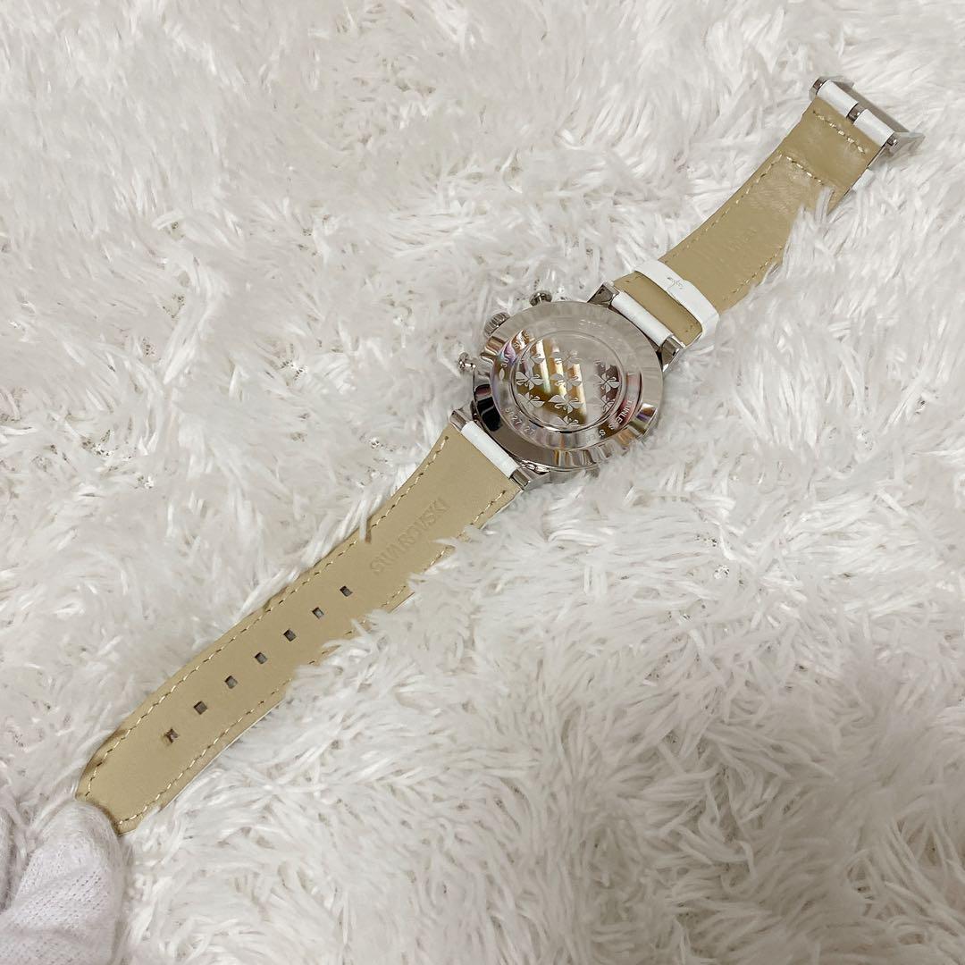 SWAROVSKI スワロフスキー クロノグラフ デイト 腕時計 クリスタル 画像8