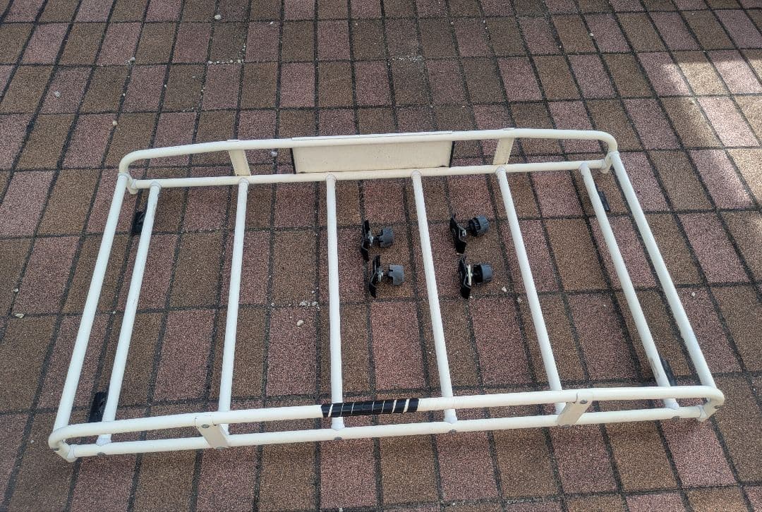 ダイハツ ミラココア ルーフキャリア 純正品やや傷や汚れあり BRIGHTFACE_UK