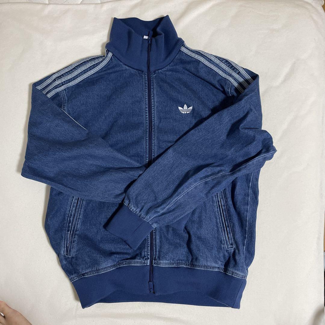 Adidas デニムファイアーバードトラックトップ