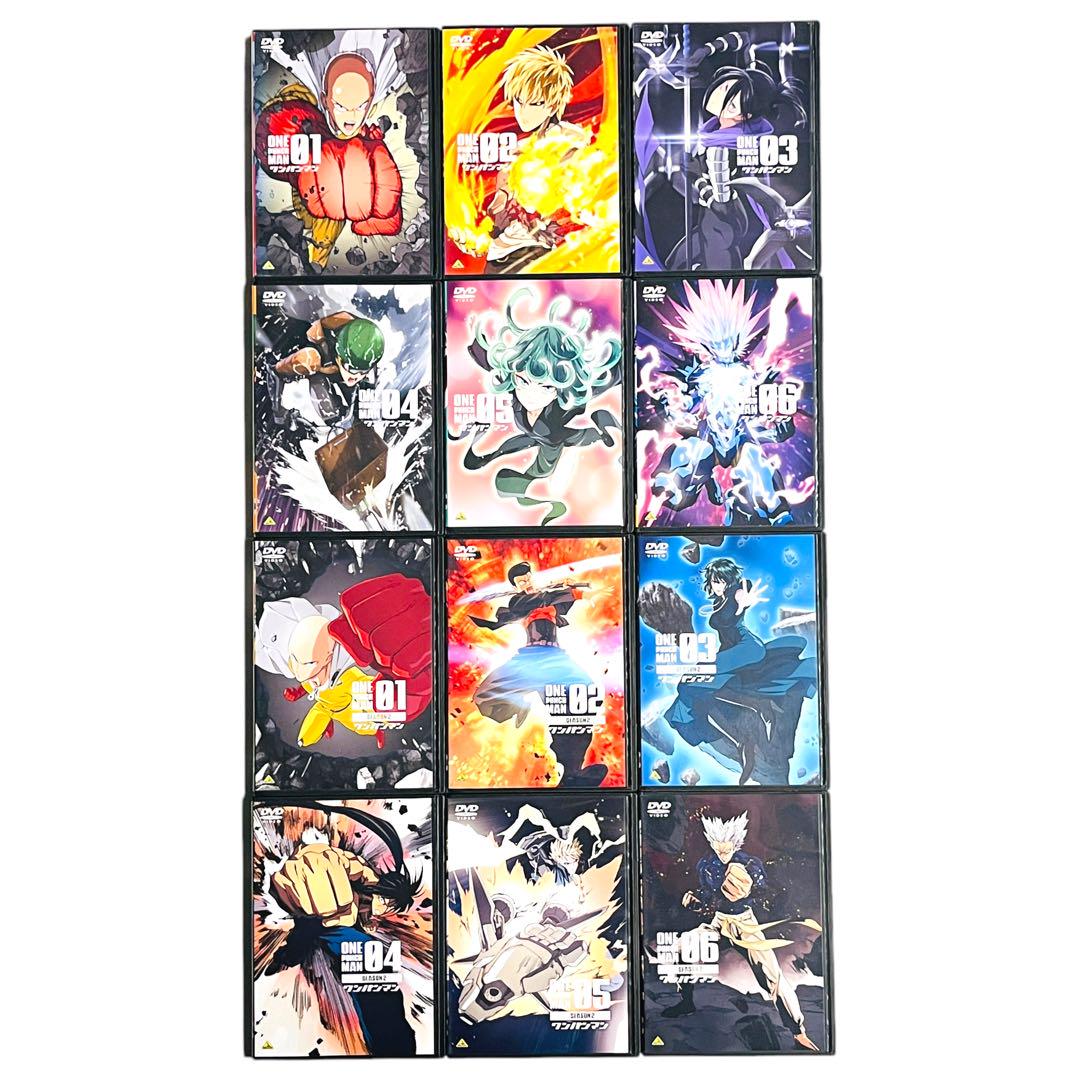 【新品ケース】 DVD 「ワンパンマン」 1期＋2期 全12巻セット 夏目真悟