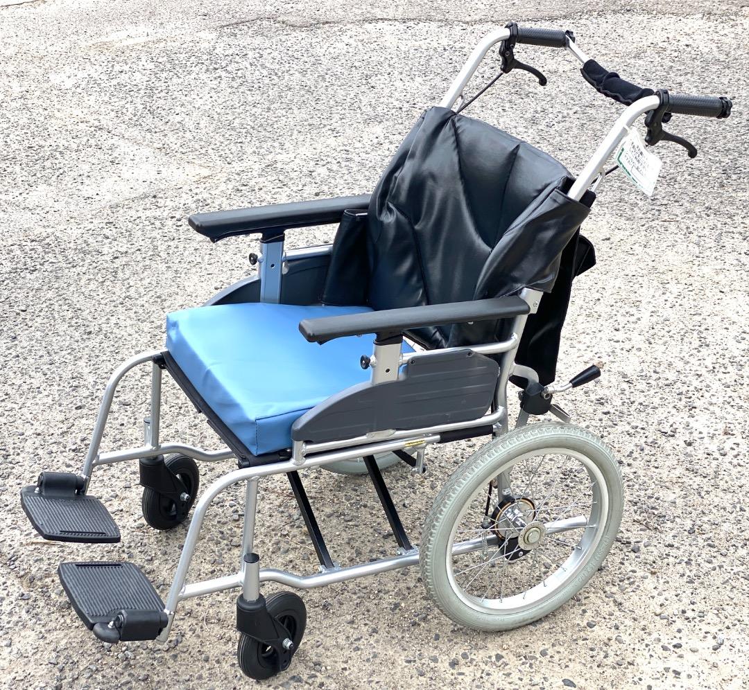 NISSIN 座王 介助型車いす NAH-521A 座面シート付き 高品質 軽量日進医療器