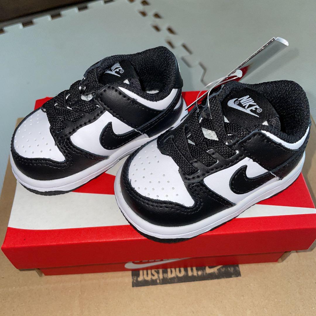 NIKE TD DUNK LOW パンダ 8cm