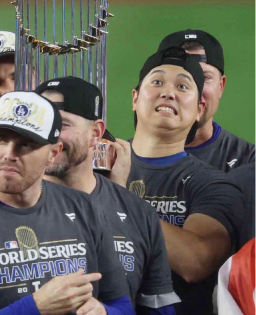 【日本未発売】 MLB 2024 ワールドシリーズ優勝 Ｔシャツ XL