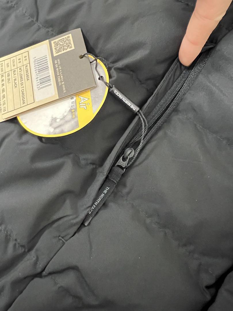 ノースフェイス　新品　ルイスカーディガン　ブラック　XLサイズ インナーダウン