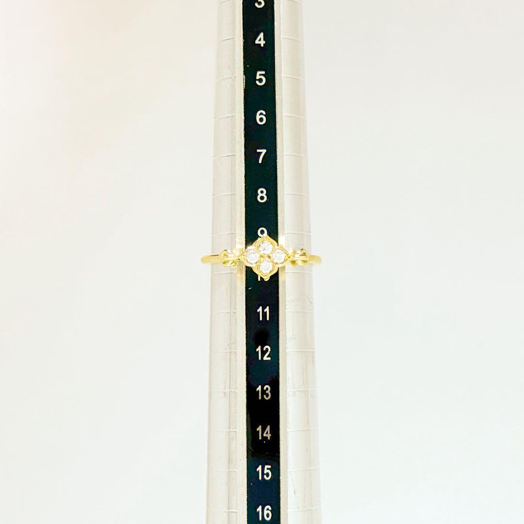 ⚪︎Cartier ヒンドゥ ダイヤ リング YG750 1.6g 10号