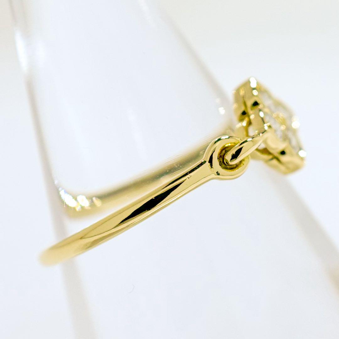⚪︎Cartier ヒンドゥ ダイヤ リング YG750 1.6g 10号