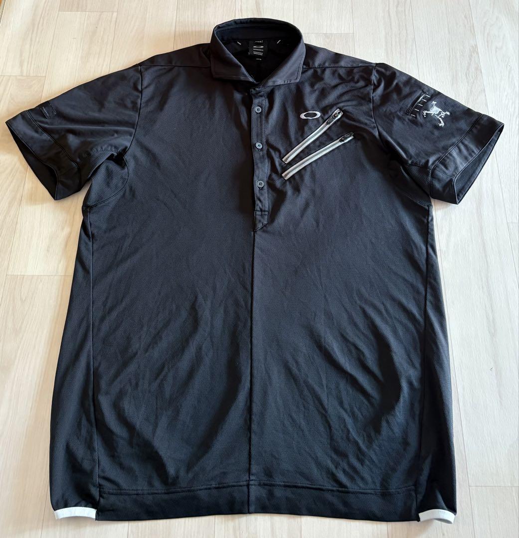 オークリー OAKLEY メンズ スカル半袖ポロシャツ サイズ2XL