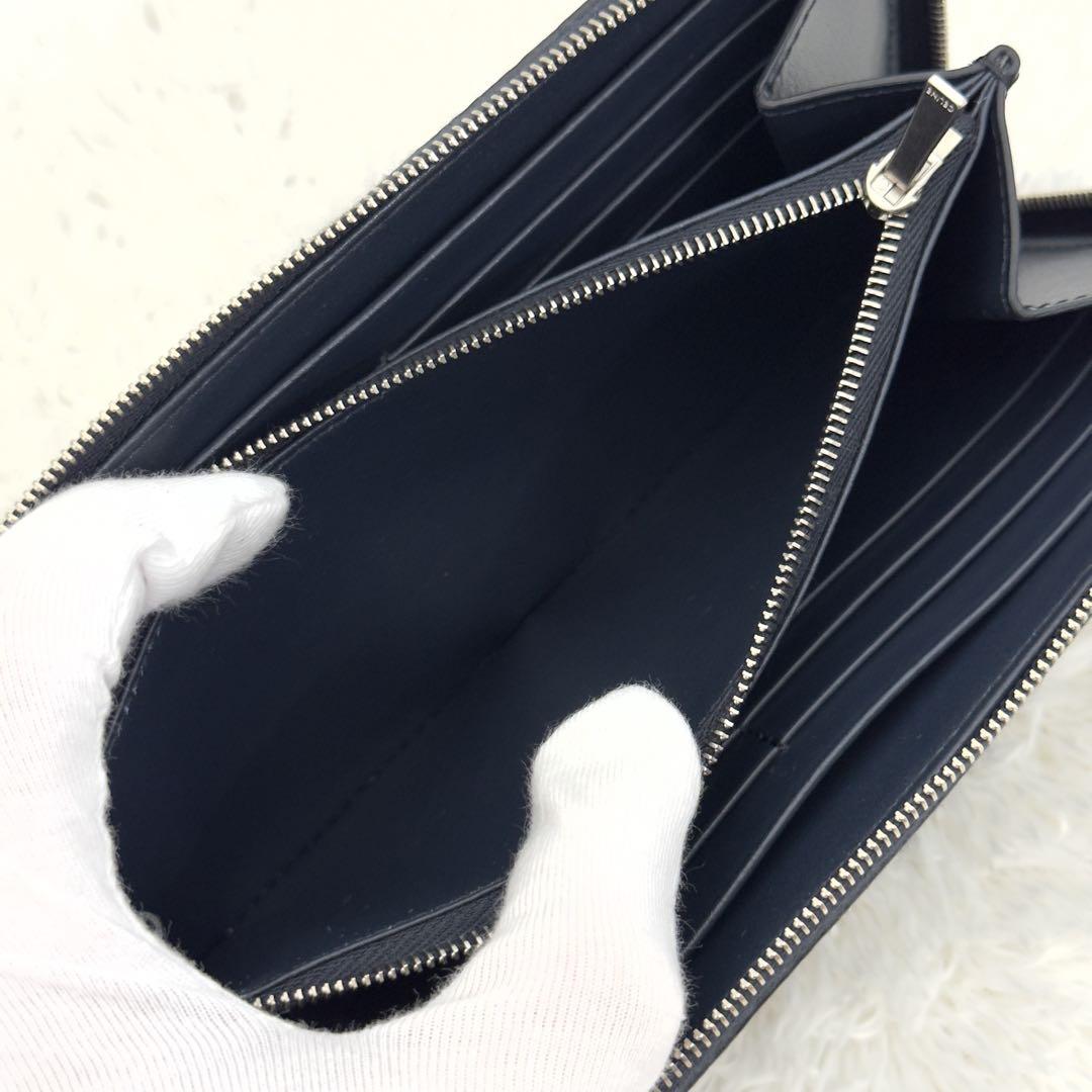 極上美品✨CELINE セリーヌ 財布 ラウンドファスナー シルバー金具