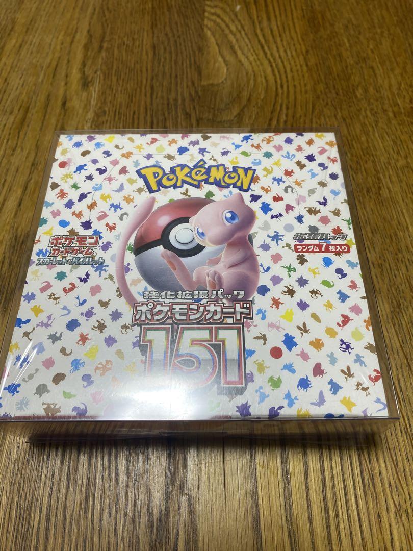 ポケモンカード151 シュリンク付き 1box