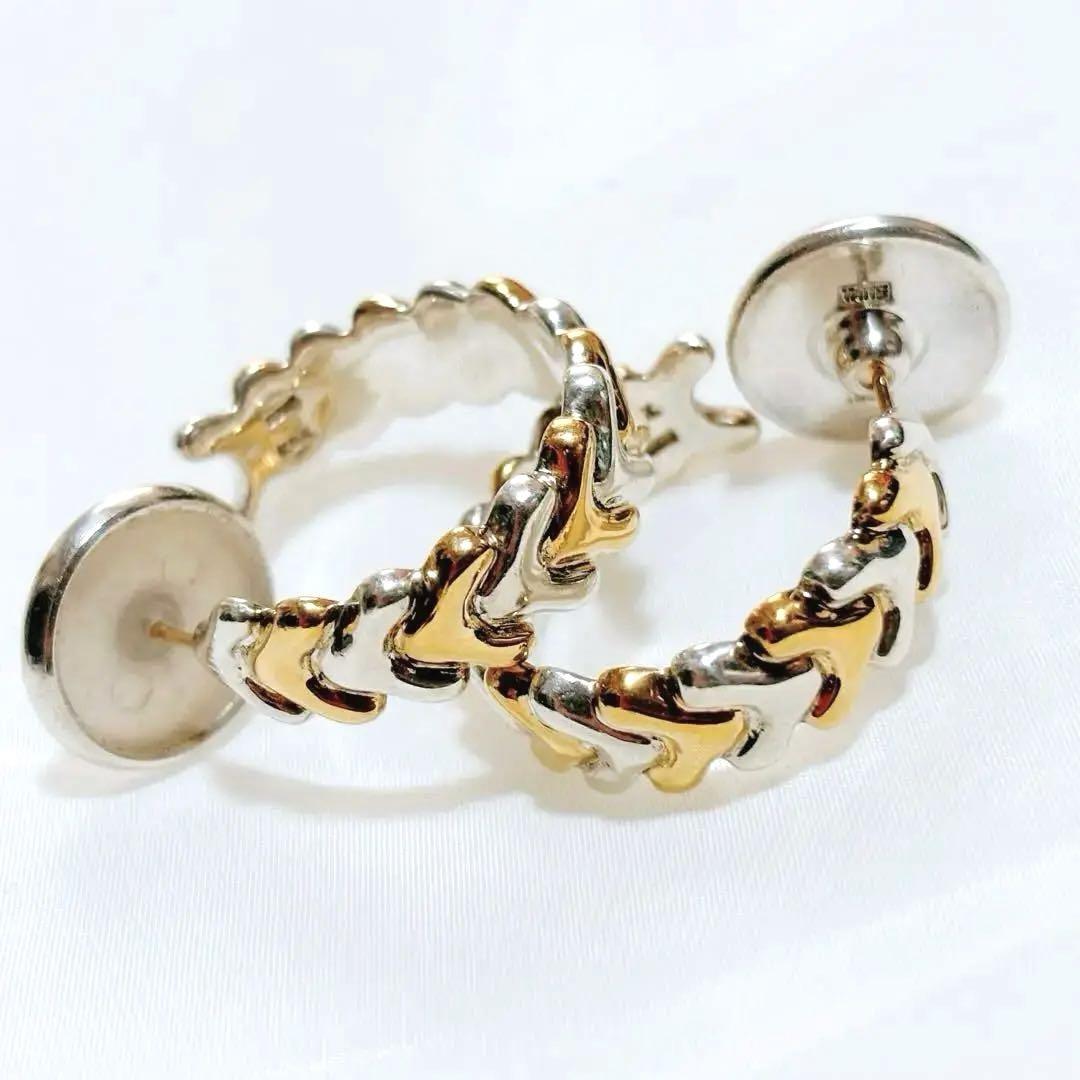 メキシコ製 TANE Mexico 1942 シルバー925/14K ピアス