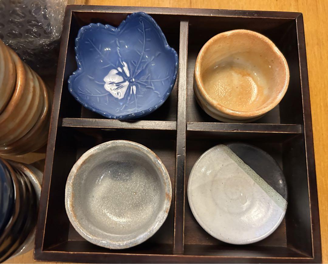 珍味小鉢陶器　箱入り4セット