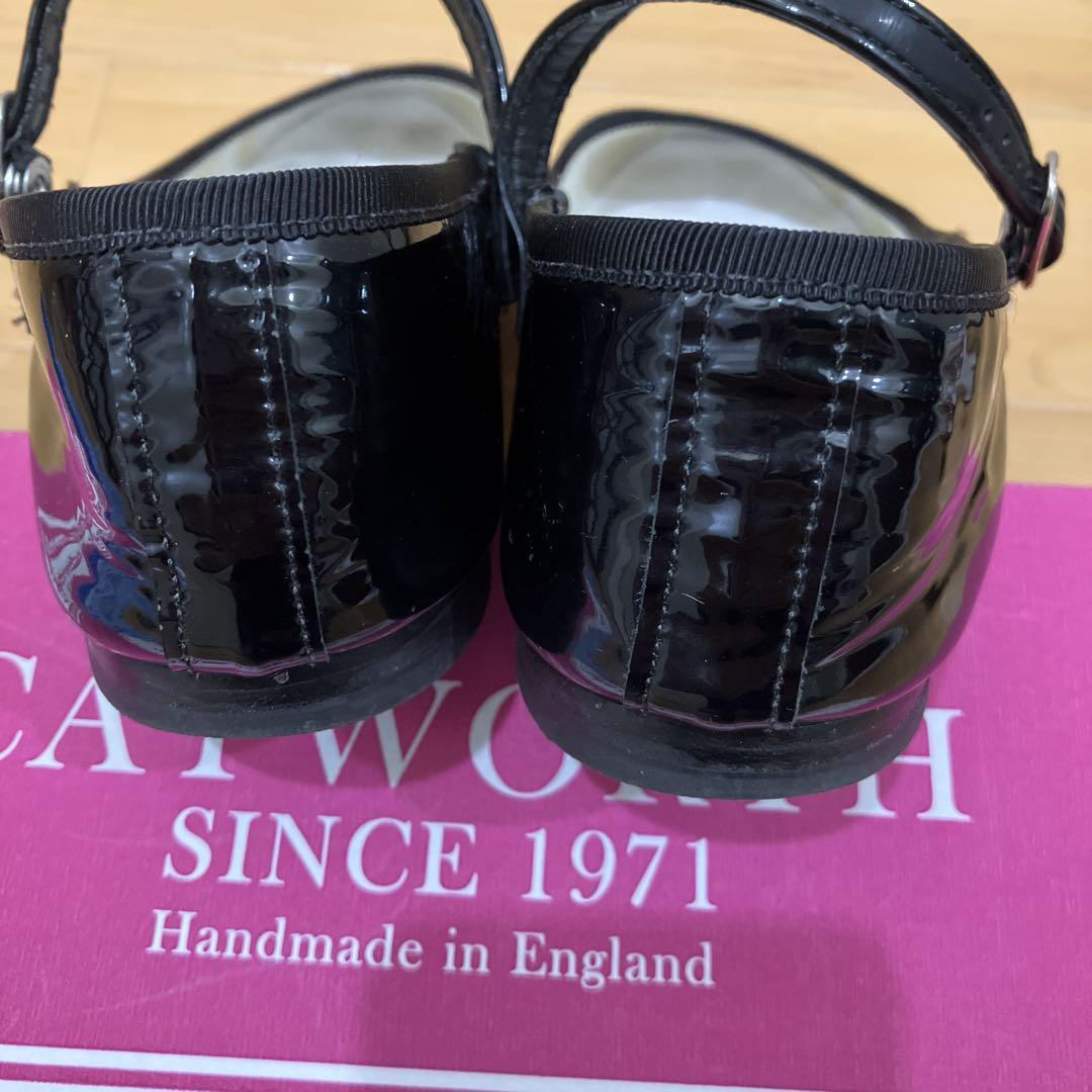 catworth パテント　ワンストラップシューズ　フラットシューズ