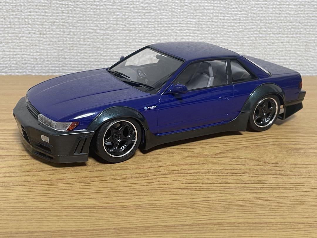 アオシマ 1/24 S13 シルビア rasty 完成品 アオシマ 1/24 rasty S13 シルビア 完成品 - メルカリ
