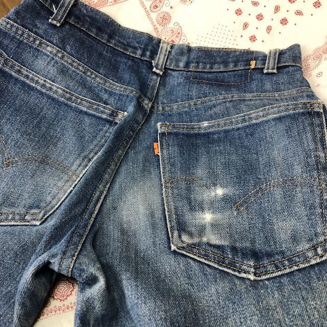 USA古着 70s~80s USA製 Levis 518 デニムパンツ オールド 画像3