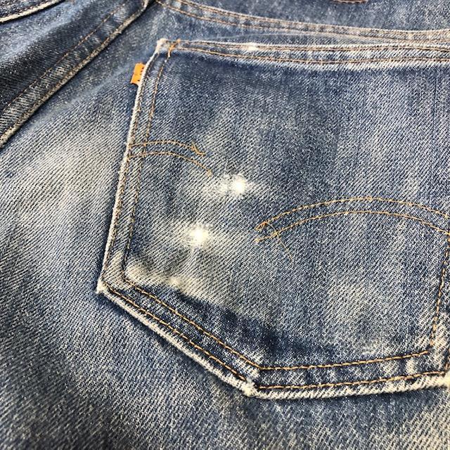 USA古着 70s~80s USA製 Levis 518 デニムパンツ オールド 画像5
