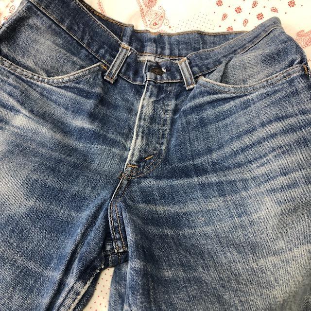 USA古着 70s~80s USA製 Levis 518 デニムパンツ オールド 画像6