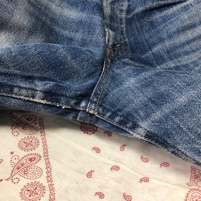 USA古着 70s~80s USA製 Levis 518 デニムパンツ オールド 画像9