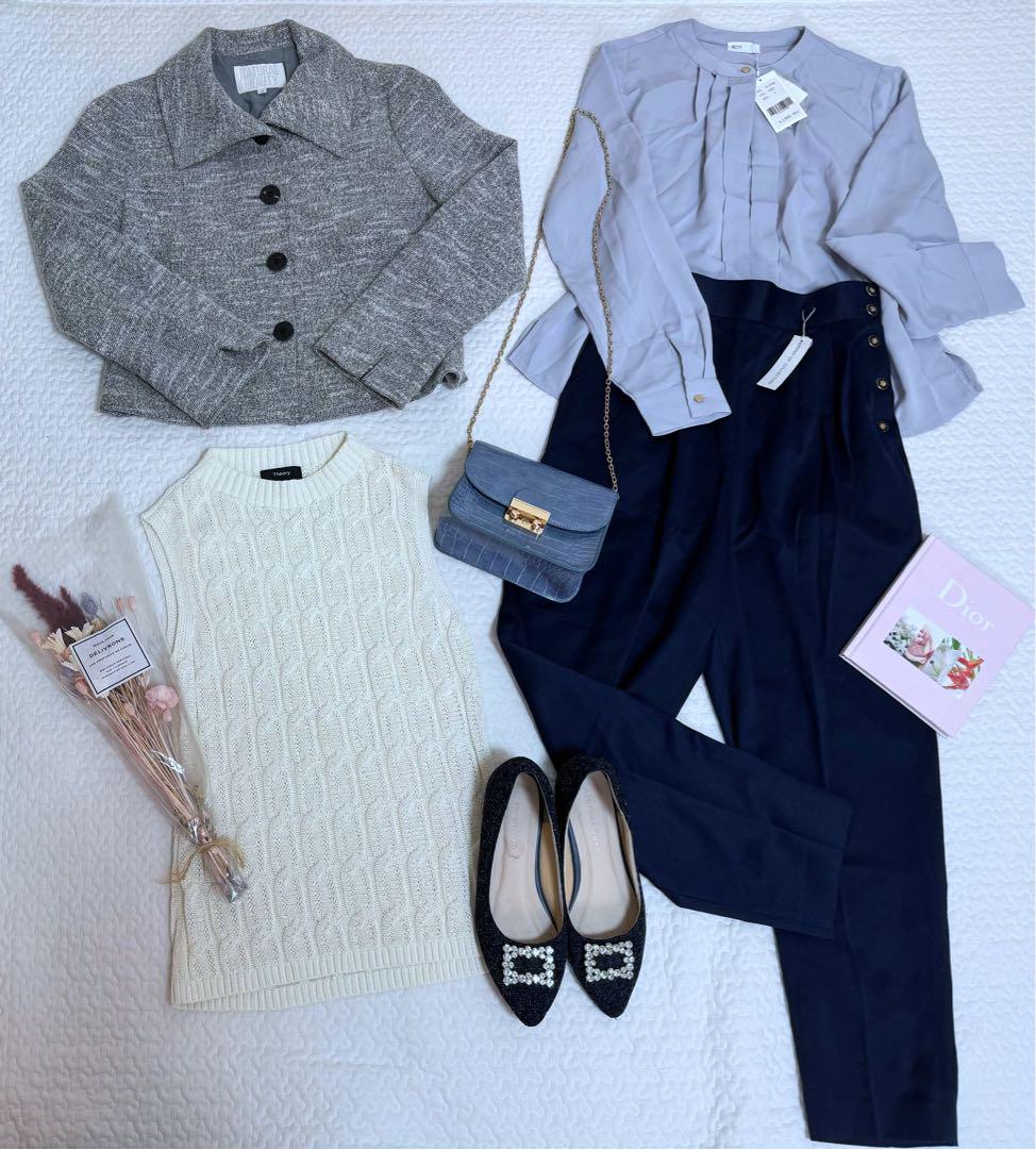 新作＊ブルベ⭐︎レディース服コーデ売り　オンオフどちらの時にも着られる美人度up♡
