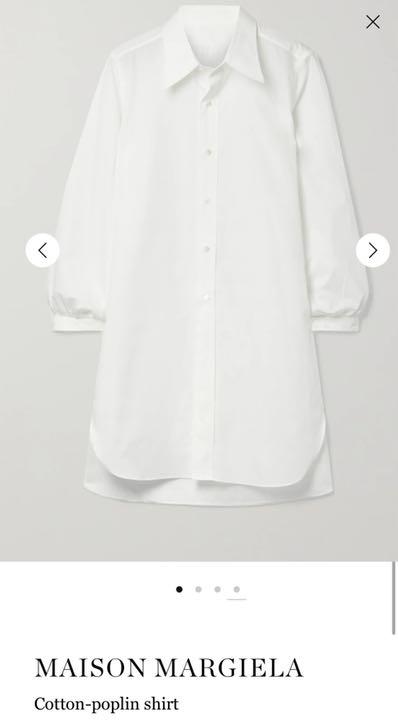限定SALE新品 新品 ロングシャツ 白タグ WulLI-m53969029542 新品メゾンマルジェラ 最新品人気