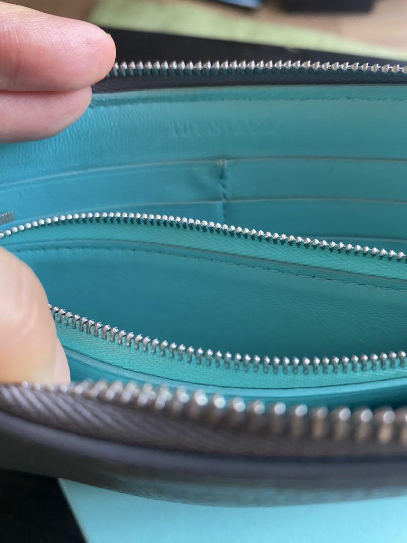 Tiffany & Co. グレー 長財布