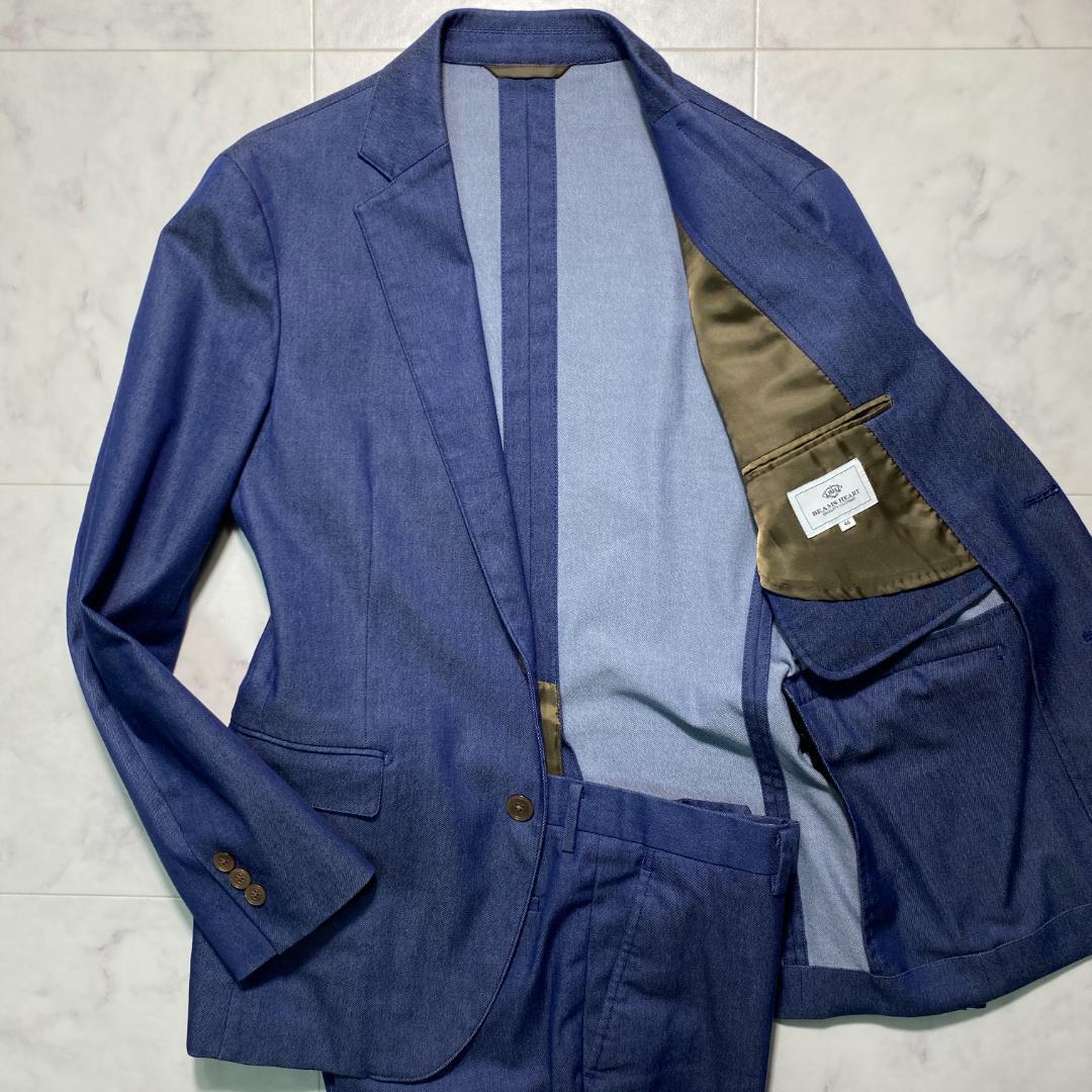 美品✨BEAMSHARTビームスハート デニムジャケット 48 ストレッチ 41160084375_C_1.jpg