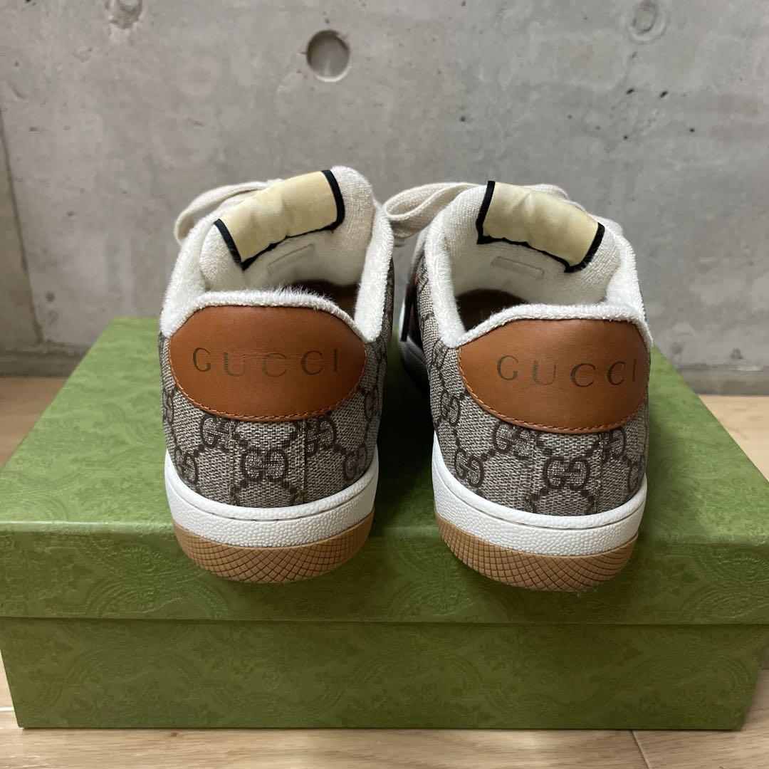 〈GUCCI〉スクリーナー レザー スニーカー（関税込み） 正規品】GUCCI スニーカー スクリーナー(screener)