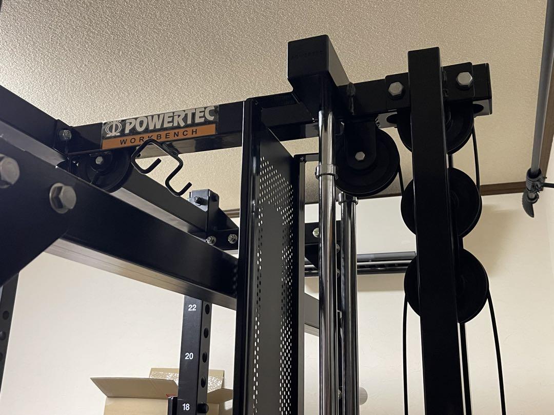 【引取り限定】powertec パワーラック ラットタワー プレートストレージ
