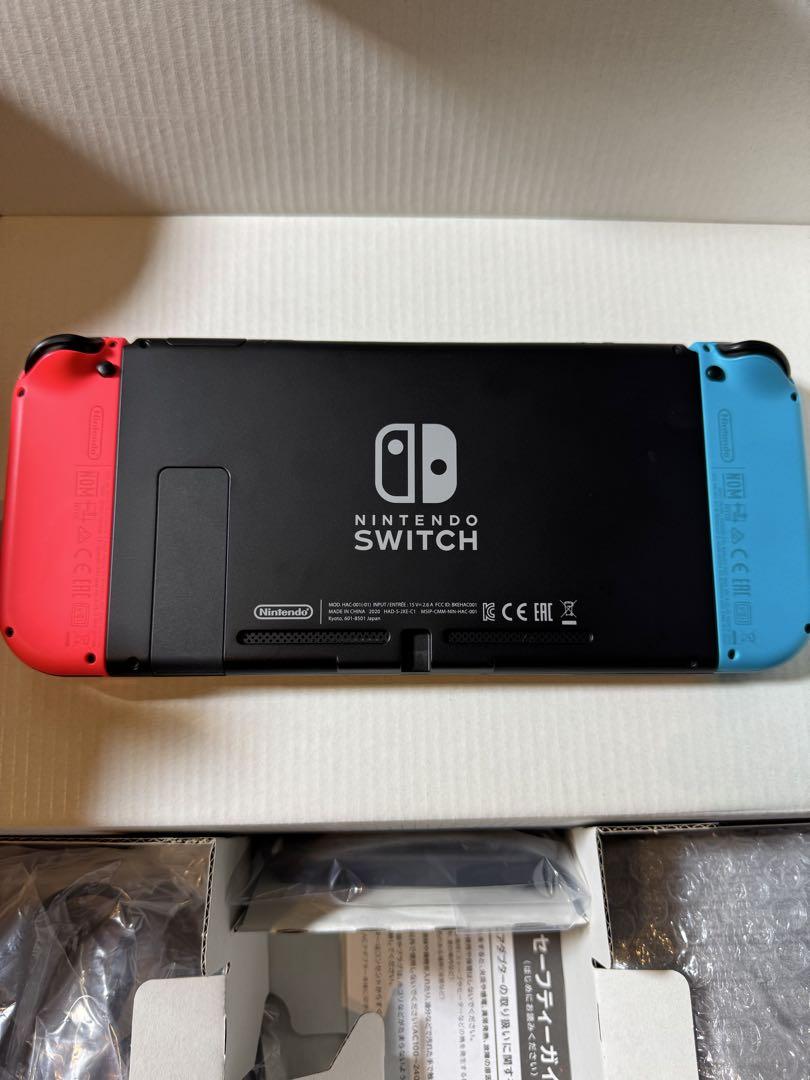 Nintendo Switch 本体 青/赤 ケース付き