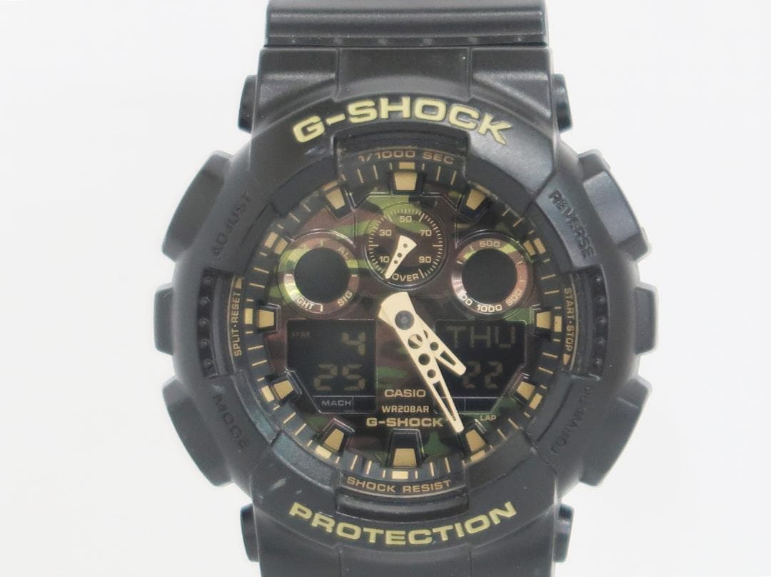 G-SHOCK 腕時計 GA-100CF カモフラージュダイアルシリーズ