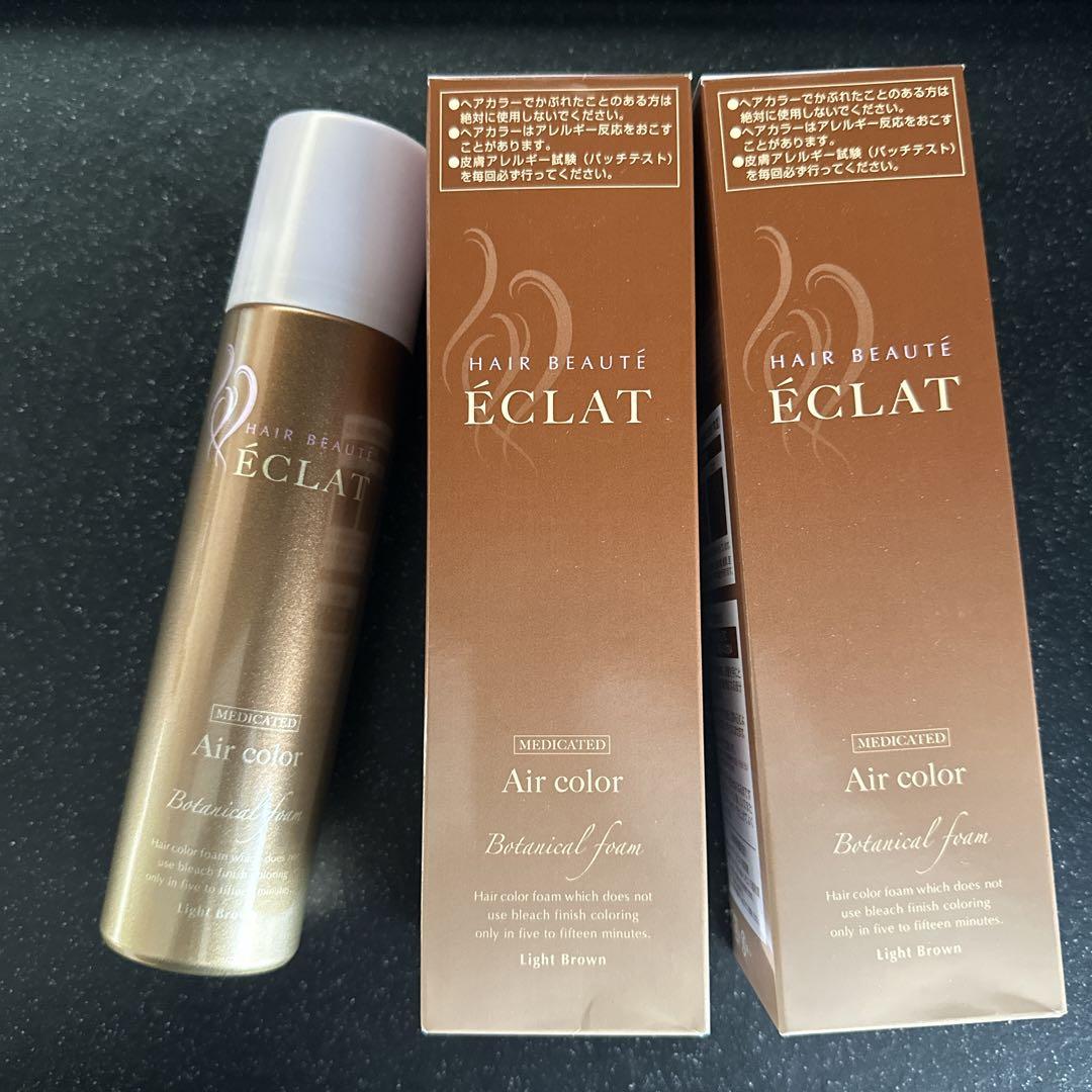 エクラ　ヘアボーテ　エアカラーフォーム　ライトブラウン　150g