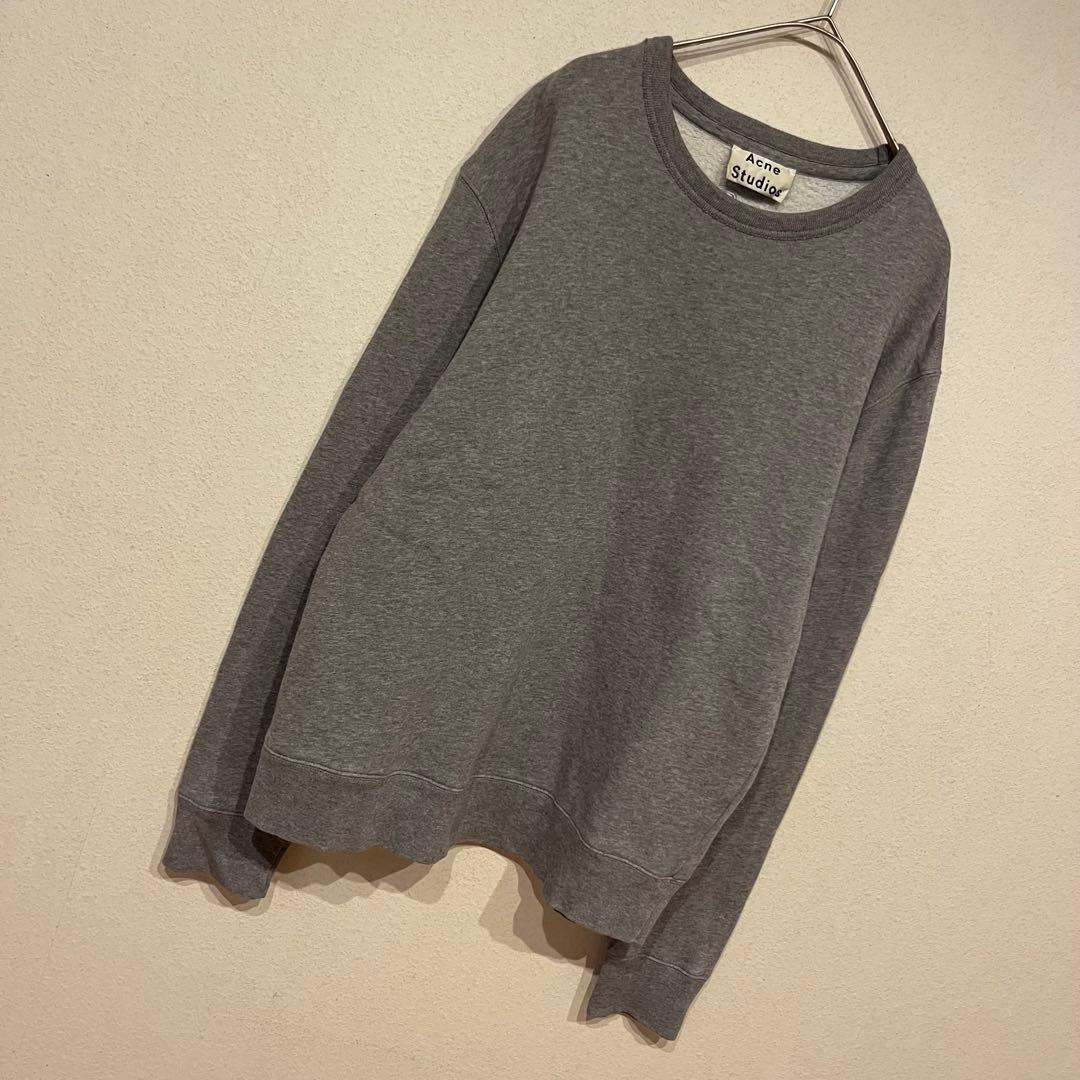 【美品】Acne Studios クルーネック スウェット プルオーバー グレー