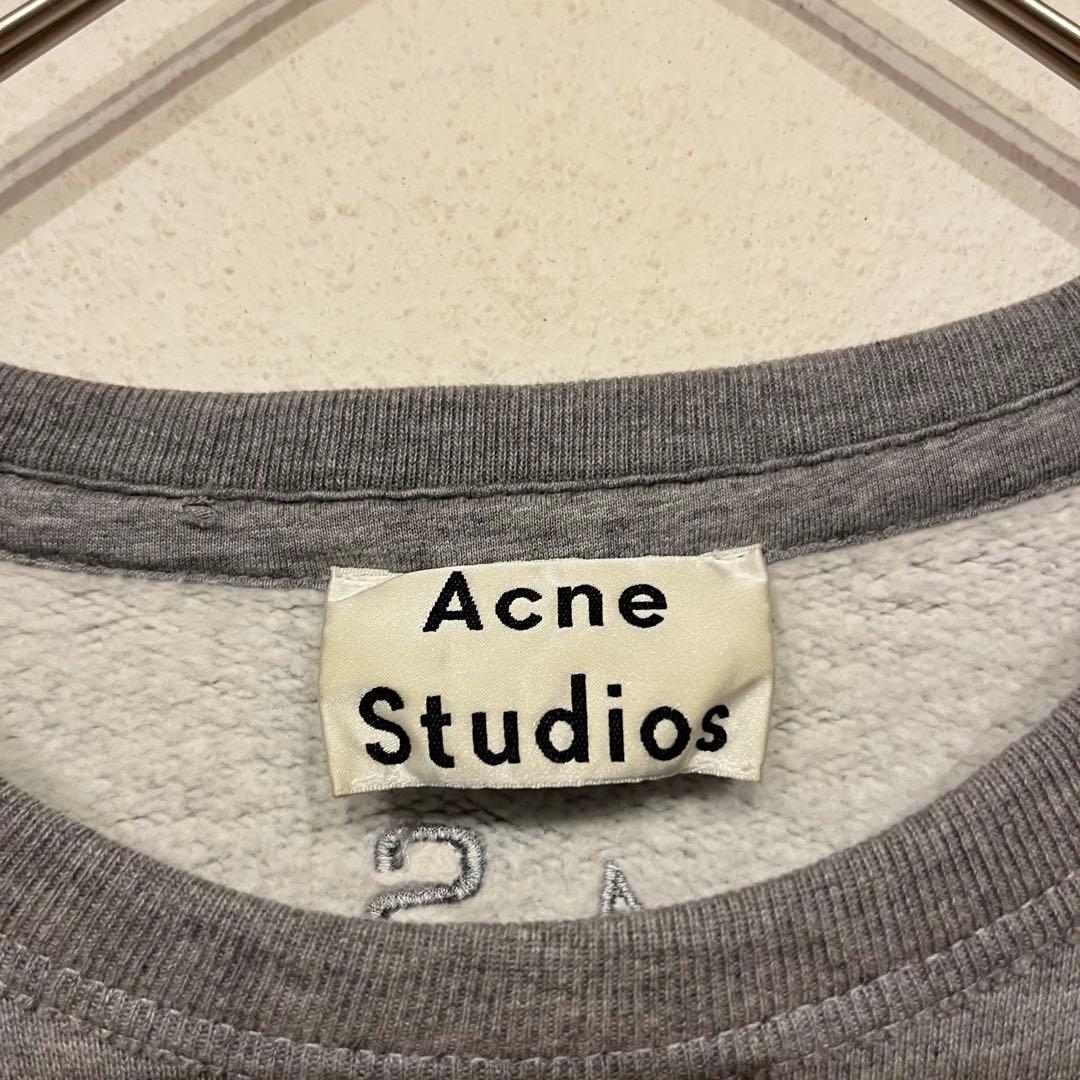 【美品】Acne Studios クルーネック スウェット プルオーバー グレー